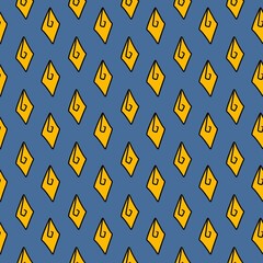 seamless pattern of abstract simple shapes