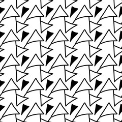 arrow icon seamless pattern. arrow sign.
