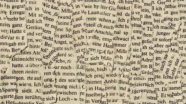 grunge newpaper background animation for education dictionary study text book concept