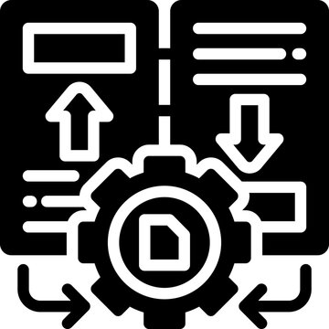 api glyph icon. Strong and solid vector icon for websites, mobile interfaces, presentations, and visual branding. High quality and easy to edit.