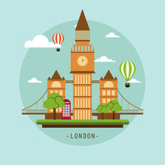 Fototapeta premium london landmark [Converted].eps