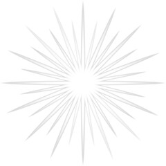 Fototapeta premium White sparkle light effect isolated on transparent background. Glowing silver white light. light spark with rays. Light PNG.
