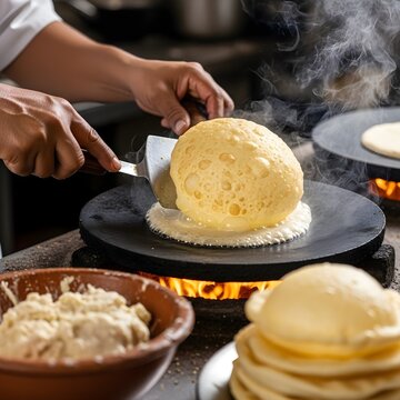 The Puffy Comal Masterpiece Dynamic Textural Yucatecan Cocina Hands Pressing Masa Dough Hot Clay