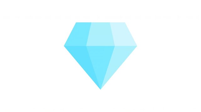 Shining Blue Diamond Animation