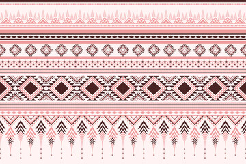 Native Southwest Geometric Abstract Ethnic Pattern.