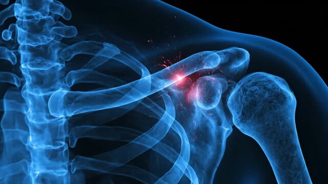 Shoulder Injury Xray Scan Images.