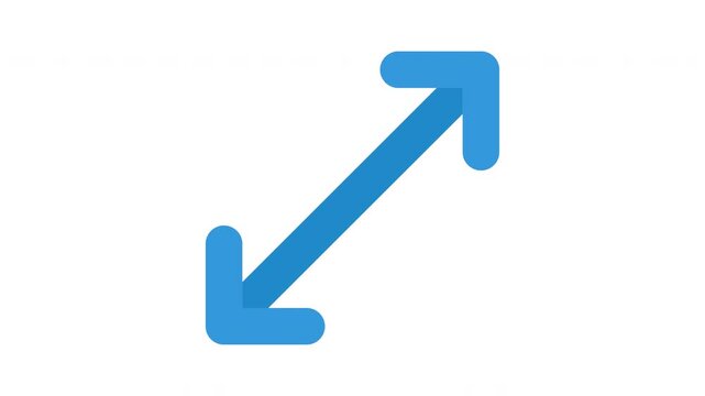 Maximize Screen Size Arrows Animation