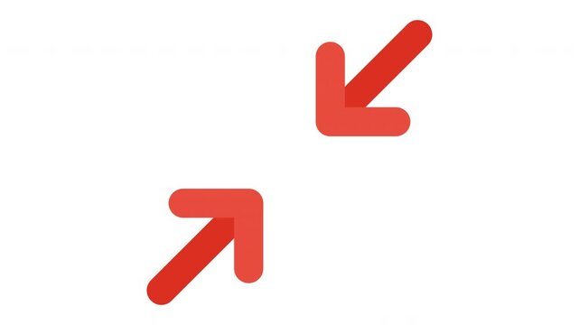 Shrink Size Motion Icon Interface