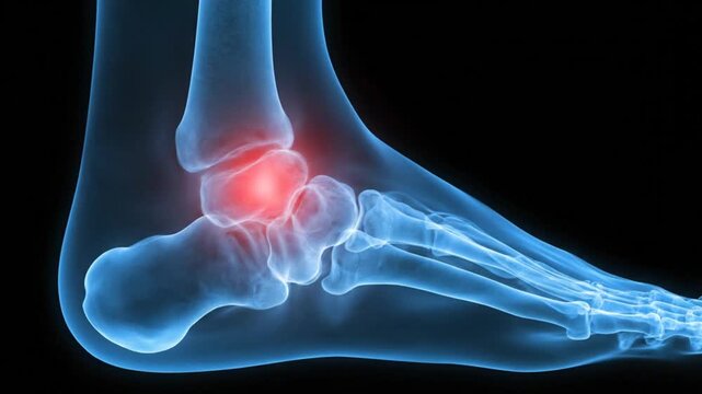 X-ray Foot with Ankle Pain.