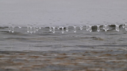 the whisper of spring, The sound of spring, icicles, nature, season, Canada, winter, spring, outdoors,