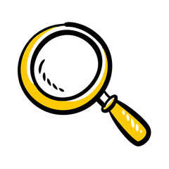 vector magnifying glass icon