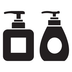 Obraz premium Minimalist abstract image featuring a black circle on a white background