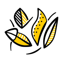 vector image of an abstract butterfly