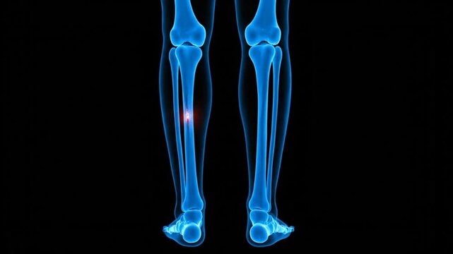 Xray Legs Bone Injury Animation.