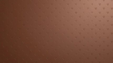 Fototapeta premium 초콜릿 브라운 러브 패턴 배경