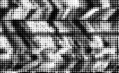Monochrome black and white halftone overlay pattern background printing raster Grunge Dotted illustration Abstract illustration texture of dots gradient texture Vanishing polka dot Repeating dots grad