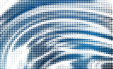 Blue halftone overlay pattern background printing raster Grunge Dotted illustration Abstract illustration texture of dots gradient texture Vanishing polka dot Repeating dots grad
