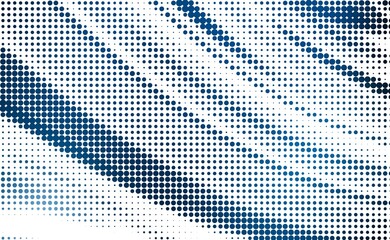 Blue halftone overlay pattern background printing raster Grunge Dotted illustration Abstract illustration texture of dots gradient texture Vanishing polka dot Repeating dots grad