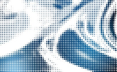 Blue halftone overlay pattern background printing raster Grunge Dotted illustration Abstract illustration texture of dots gradient texture Vanishing polka dot Repeating dots grad
