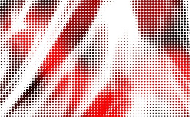 Red halftone overlay pattern background printing raster Grunge Dotted illustration Abstract illustration texture of dots gradient texture Vanishing polka dot Repeating dots grad