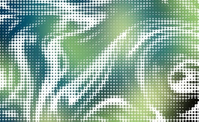 Green halftone overlay pattern background printing raster Grunge Dotted illustration Abstract illustration texture of dots gradient texture Vanishing polka dot Repeating dots grad