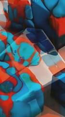 Abstract colorful abstract art design elements.