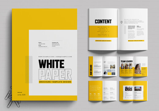 White Paper Template for Business & Marketing