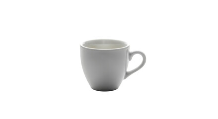 Obraz premium A white coffee mug on a black background