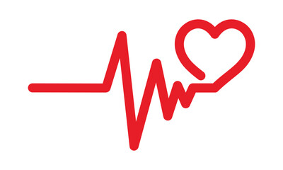 Pulse Point Health logo with a red EKG vector template