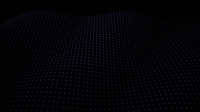 Swaying wave pattern of seeds blowing in the wind, creating a serene landscape scene, captured in a video from a low-angle viewpoint