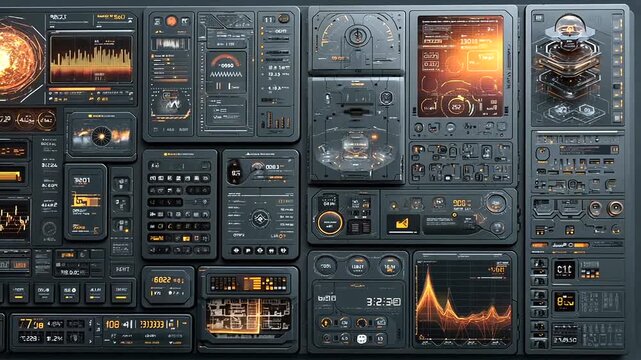 High-Resolution Electronic Music Production Studio with Advanced Audio Equipment