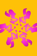 abstract background with butterflies