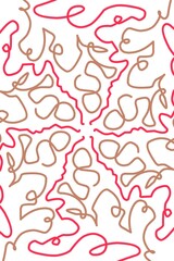 seamless pattern with flowers