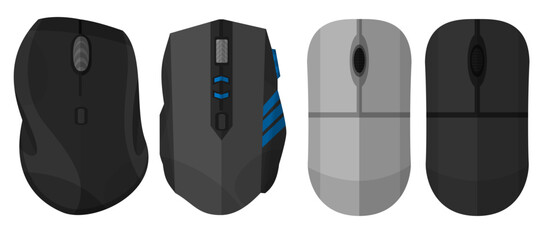 Various Electronic Mouse Devices Models