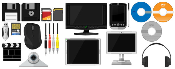Various Electronic Devices and Gadgets Models