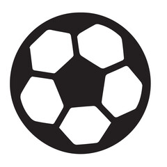 Obraz premium vector silhouette of soccer isolated on white background