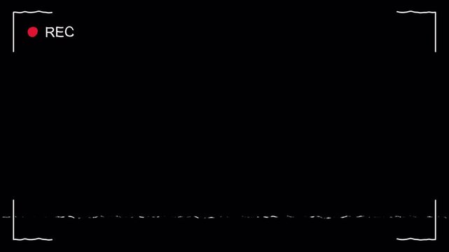 camcorder recording digital film projector lens with alpha channel. 4k video