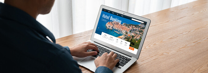 Online hotel accommodation booking website provide modish reservation system . Travel technology...