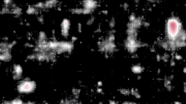 Doodle noise abstract digital pattern heatmap glow ideal for science, technology, data visualization, or creative background designs.