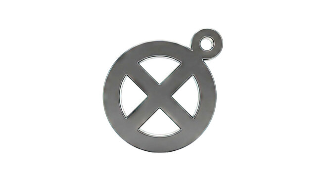 Black X-Men Logo Charm