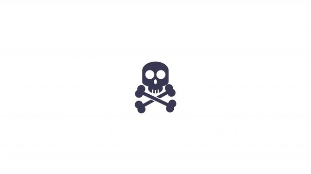 Skull and crossbones icon