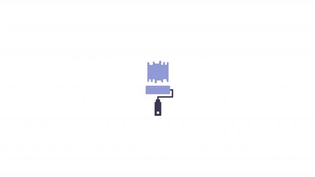 Paint roller icon