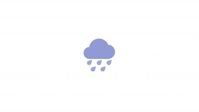 Rain cloud icon