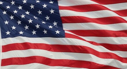 Obraz premium Memorial day tribute honoring fallen heroes under the american flag