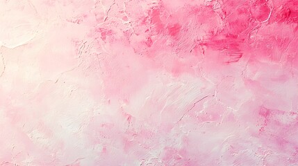 Fototapeta premium Soft Pink and White Gradient Oil Paint Texture Background with Expressive Brush Strokes for Romantic Wedding Invitations and Cosmetic Branding