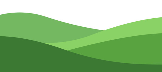 Obraz premium Vector of abstract hill landscape