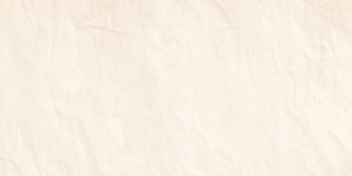off white crinkled paper texture background with a natural crinkled and wrinkled for vintage-style overlays.