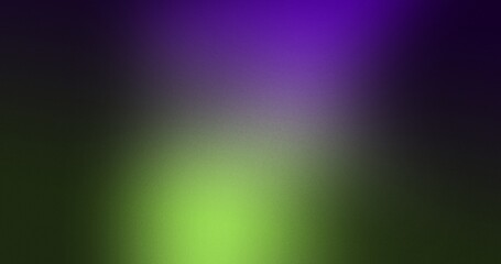 Obraz premium Purple and light green grainy gradient background with soft abstract blur