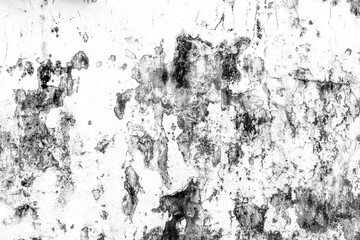 Grunge texture of weathered peeling paint on distressed wall surface