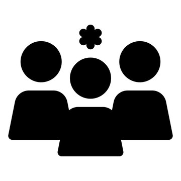 Customer icon for user, support and service